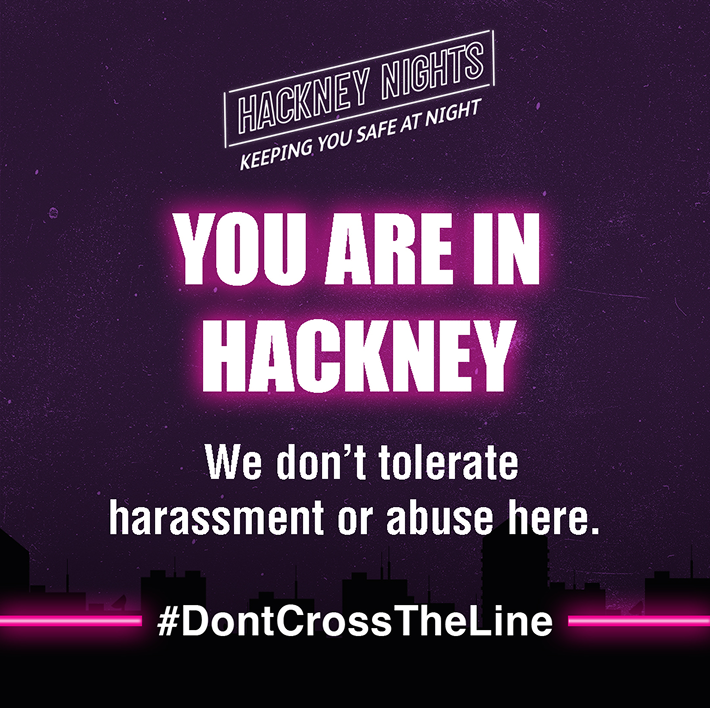 You are in Hackney campaign poster